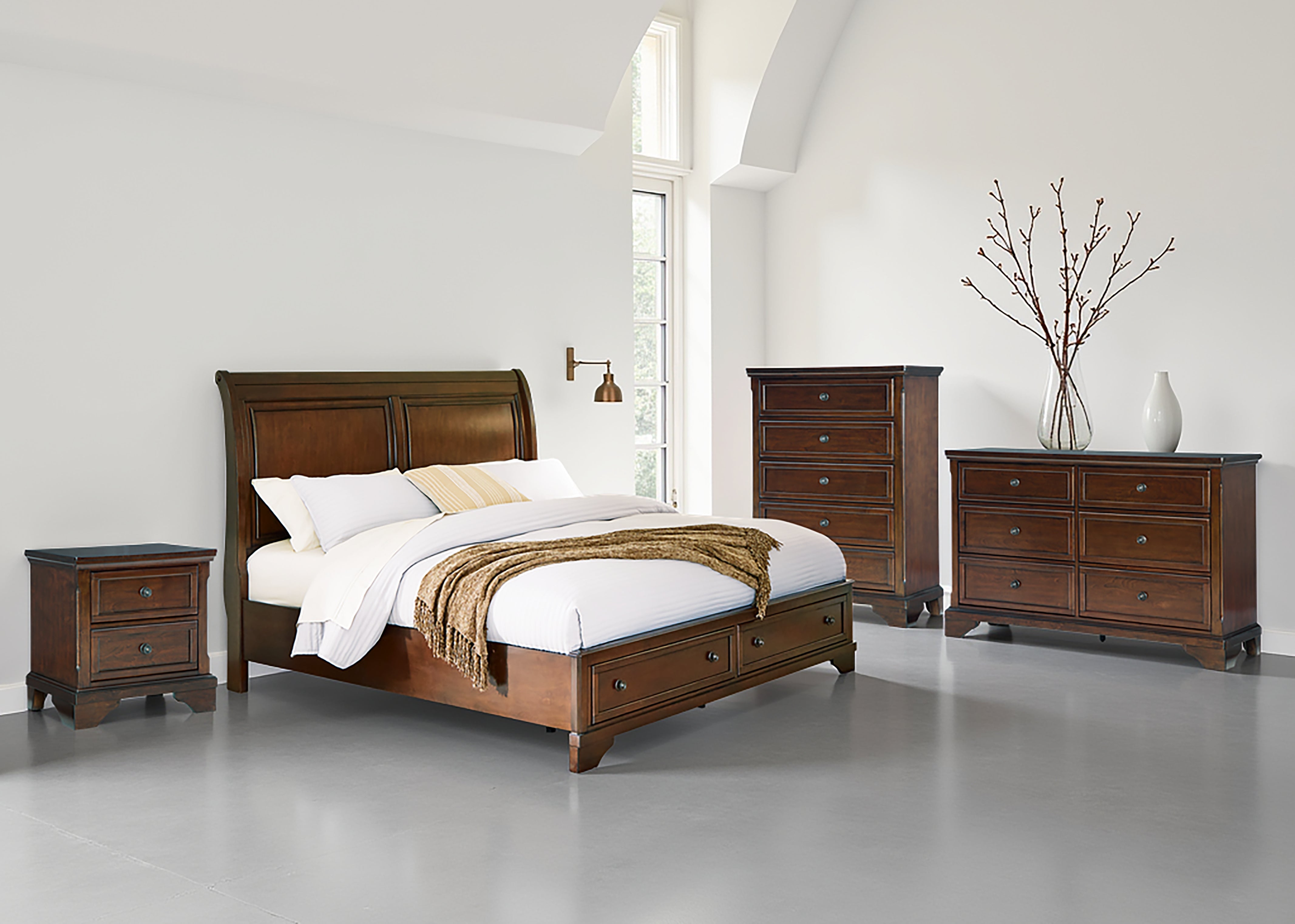 J&M Furniture - Ashley Furniture - Trellington Queen Sleigh Storage Bed - Queen Sleigh Storage Bed - B716B1