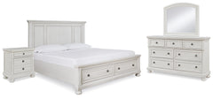 J&M Furniture - Ashley Furniture - Robbinsdale Queen Storage Bed, Dresser, Mirror and Nightstand - Queen Storage Bed, Dresser, Mirror and Nightstand - B742B28