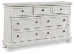 Robbinsdale King Panel Storage Bed, Dresser, Chest and 2 Nightstands