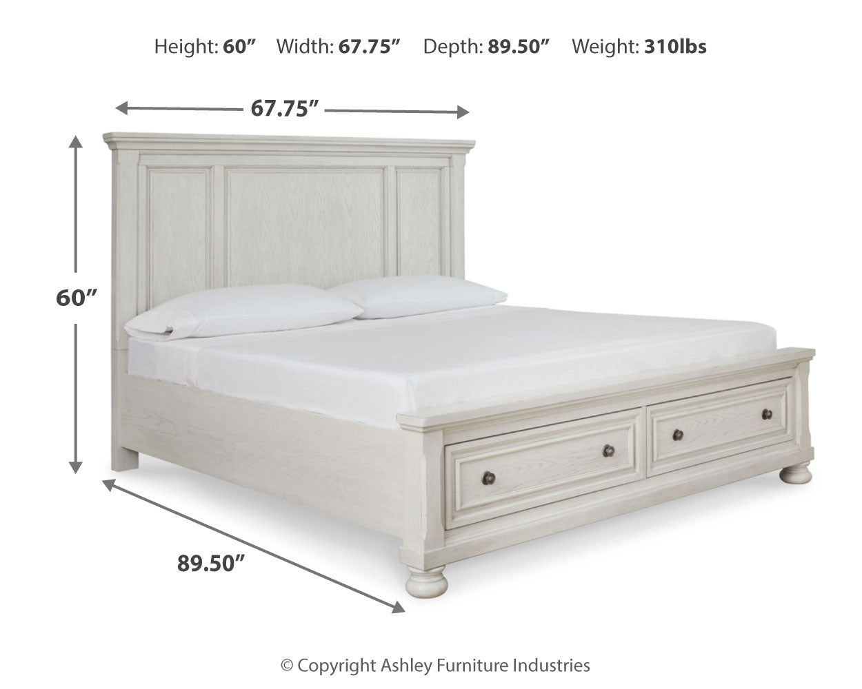 Robbinsdale Queen Panel Storage Bed