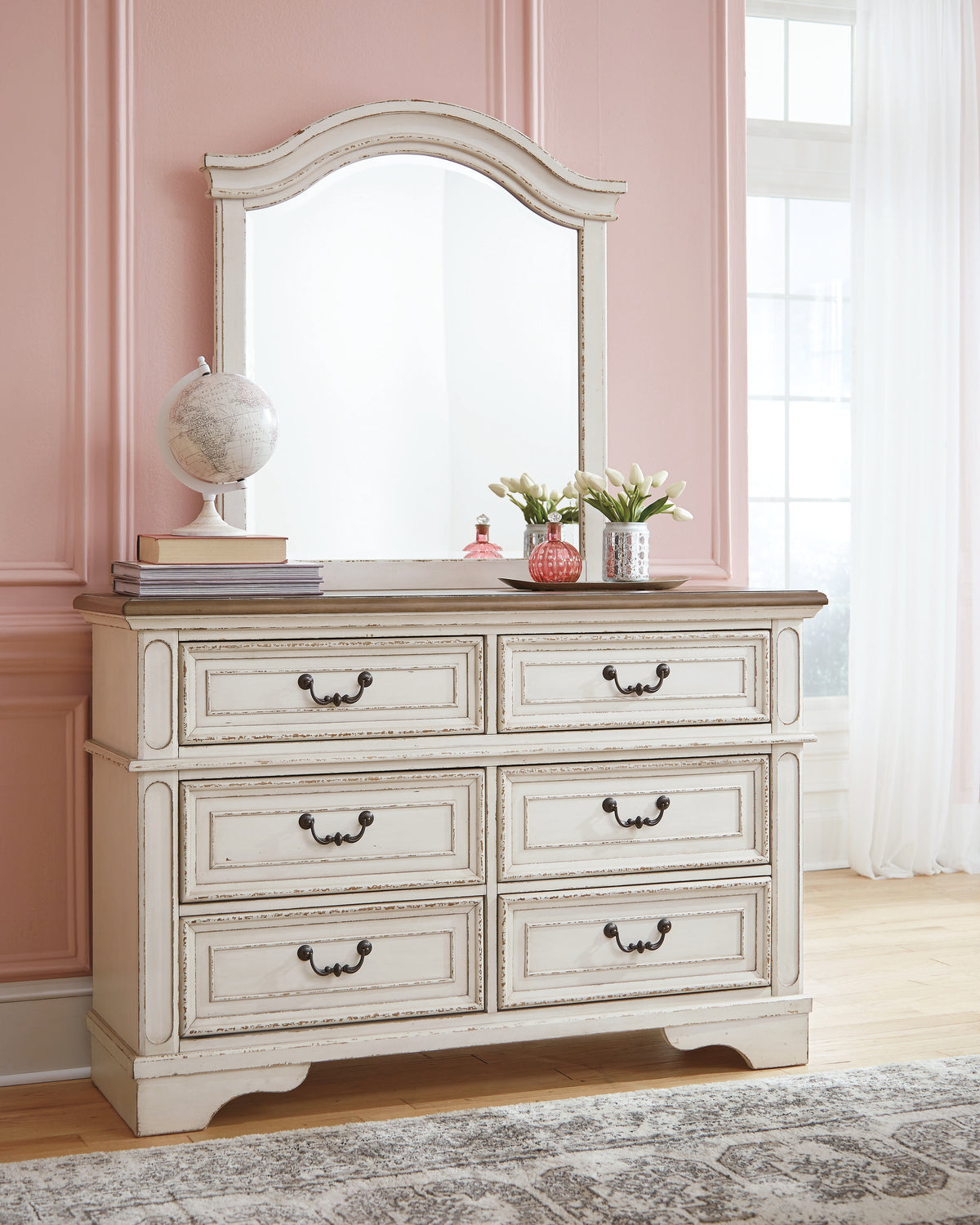 J&M Furniture - Ashley Furniture - Realyn Dresser and Mirror - Dresser and Mirror - B743B12