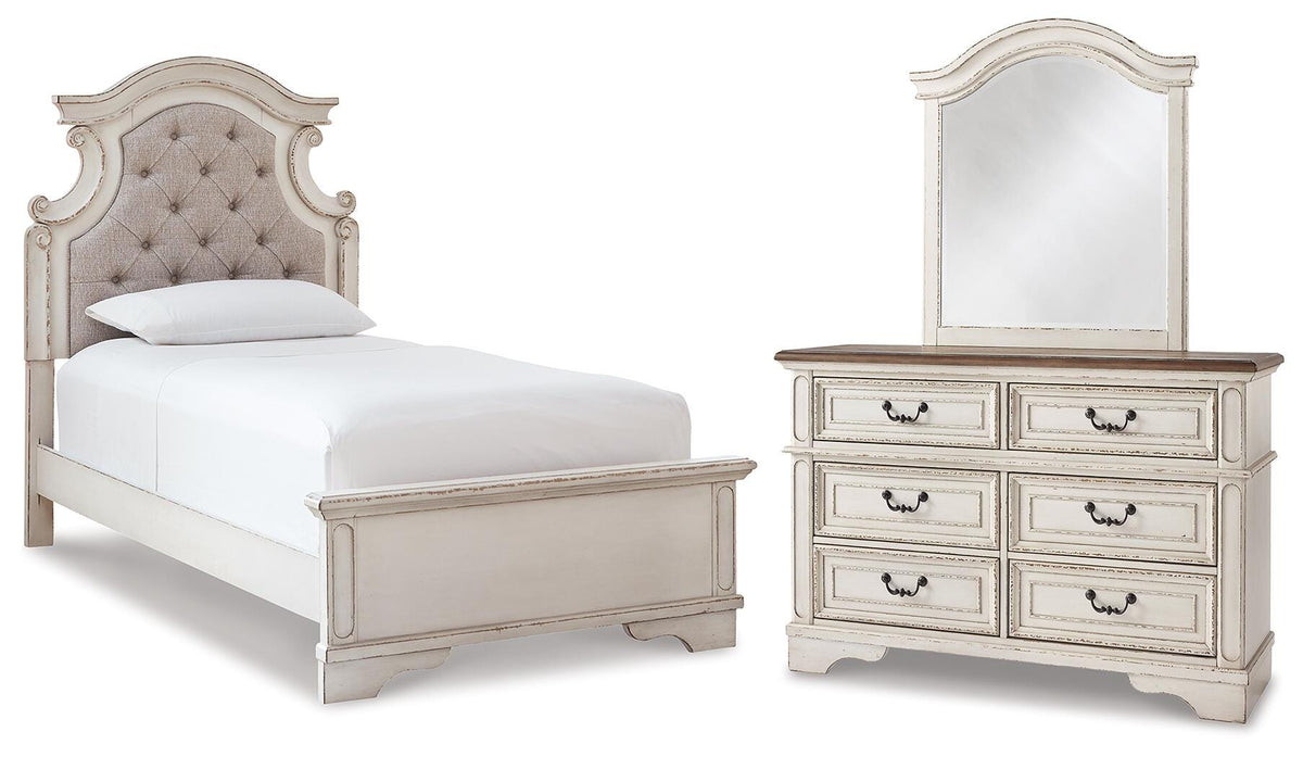 J&M Furniture - Ashley Furniture - Realyn Twin Bed, Dresser and Mirror - Twin Bed, Dresser and Mirror - B743B16