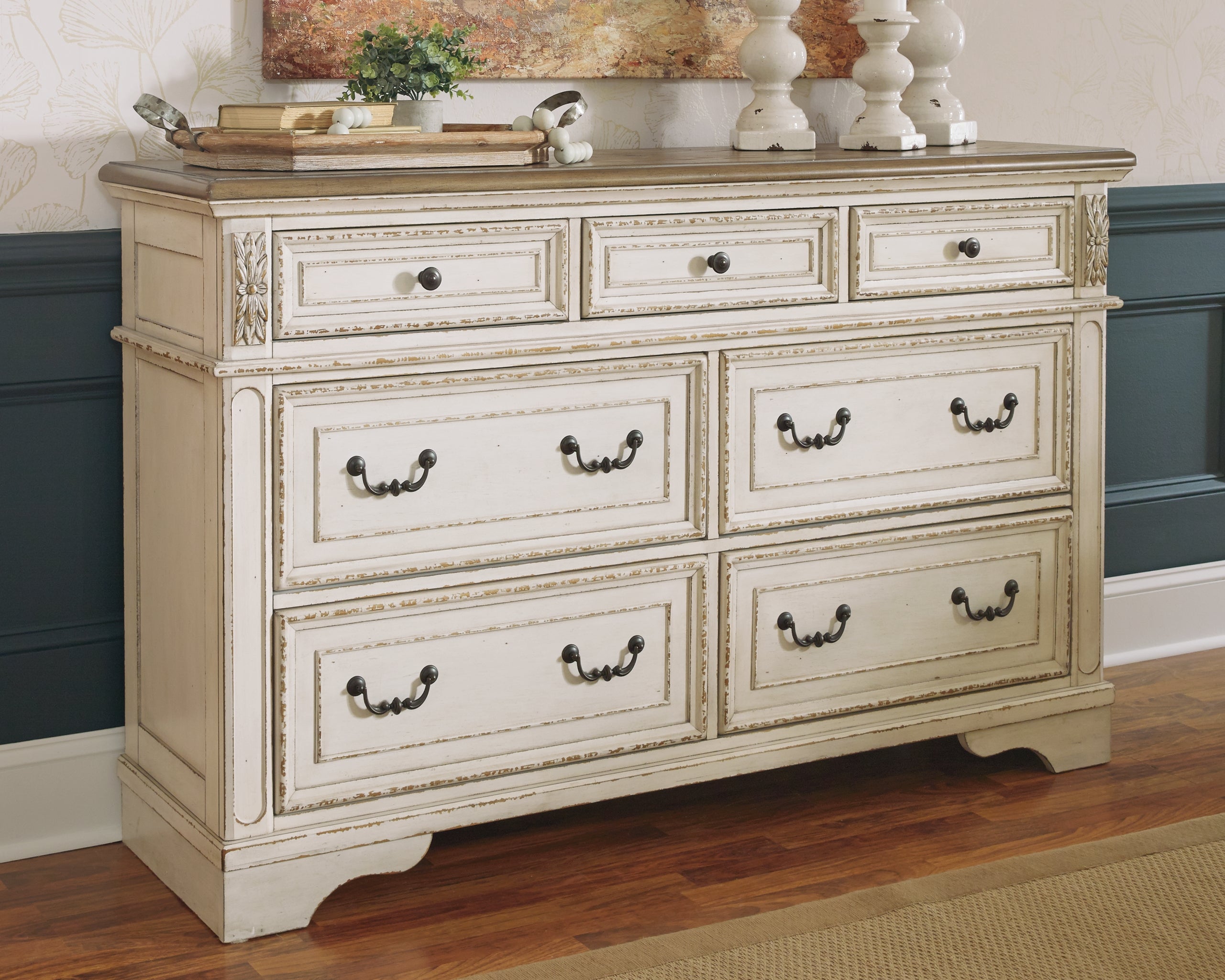 J&M Furniture - Ashley Furniture - Realyn Dresser - Dresser / Two-tone - B743-31