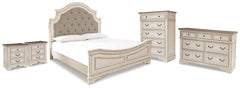 J&M Furniture - Ashley Furniture - Realyn King Panel Bed, Dresser, Chest and 2 Nightstands - King Panel Bed, Dresser, Chest and 2 Nightstands - B743B75