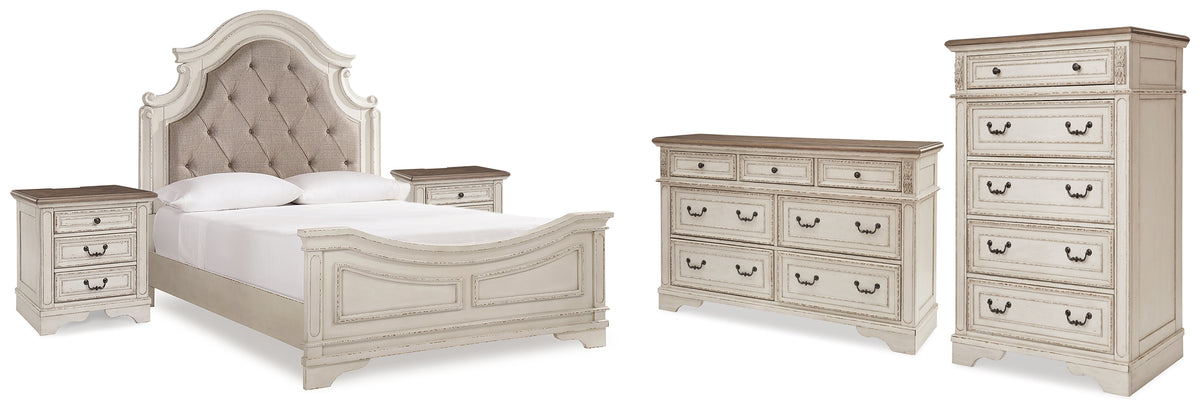 J&M Furniture - Ashley Furniture - Realyn Queen Panel Bed, Dresser, Chest and 2 Nightstands - Queen Panel Bed, Dresser, Chest and 2 Nightstands - B743B45