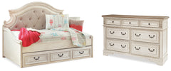 J&M Furniture - Ashley Furniture - Realyn Twin Storage Day Bed and Dresser - Twin Storage Day Bed and Dresser - B743B43