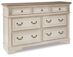 Realyn King Storage Bed, Dresser, Chest and 2 Nightstands