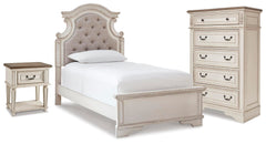 J&M Furniture - Ashley Furniture - Realyn Twin Panel Bed, Chest and Nightstand - Twin Panel Bed, Chest and Nightstand - B743B93