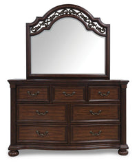 Lavinton Queen Poster Bed, Dresser and Mirror
