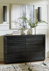 J&M Furniture - Ashley Furniture - Londer Dresser - Dresser / Black - B768-31