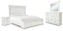 J&M Furniture - Ashley Furniture - Kanwyn Queen Panel Storage Bed, Dresser, Mirror and Nightstand - Queen Panel Storage Bed, Dresser, Mirror and Nightstand - B777B19