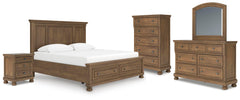 J&M Furniture - Ashley Furniture - Feddinger King Panel Storage Bed, Dresser, Mirror, Chest and Nightstand - King Panel Storage Bed, Dresser, Mirror, Chest and Nightstand - PCB779B17