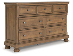J&M Furniture - Ashley Furniture - Feddinger Dresser - Dresser / Medium Brown - PCB779-31