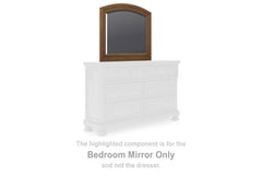 J&M Furniture - Ashley Furniture - Feddinger Bedroom Mirror - Bedroom Mirror / Medium Brown - PCB779-36