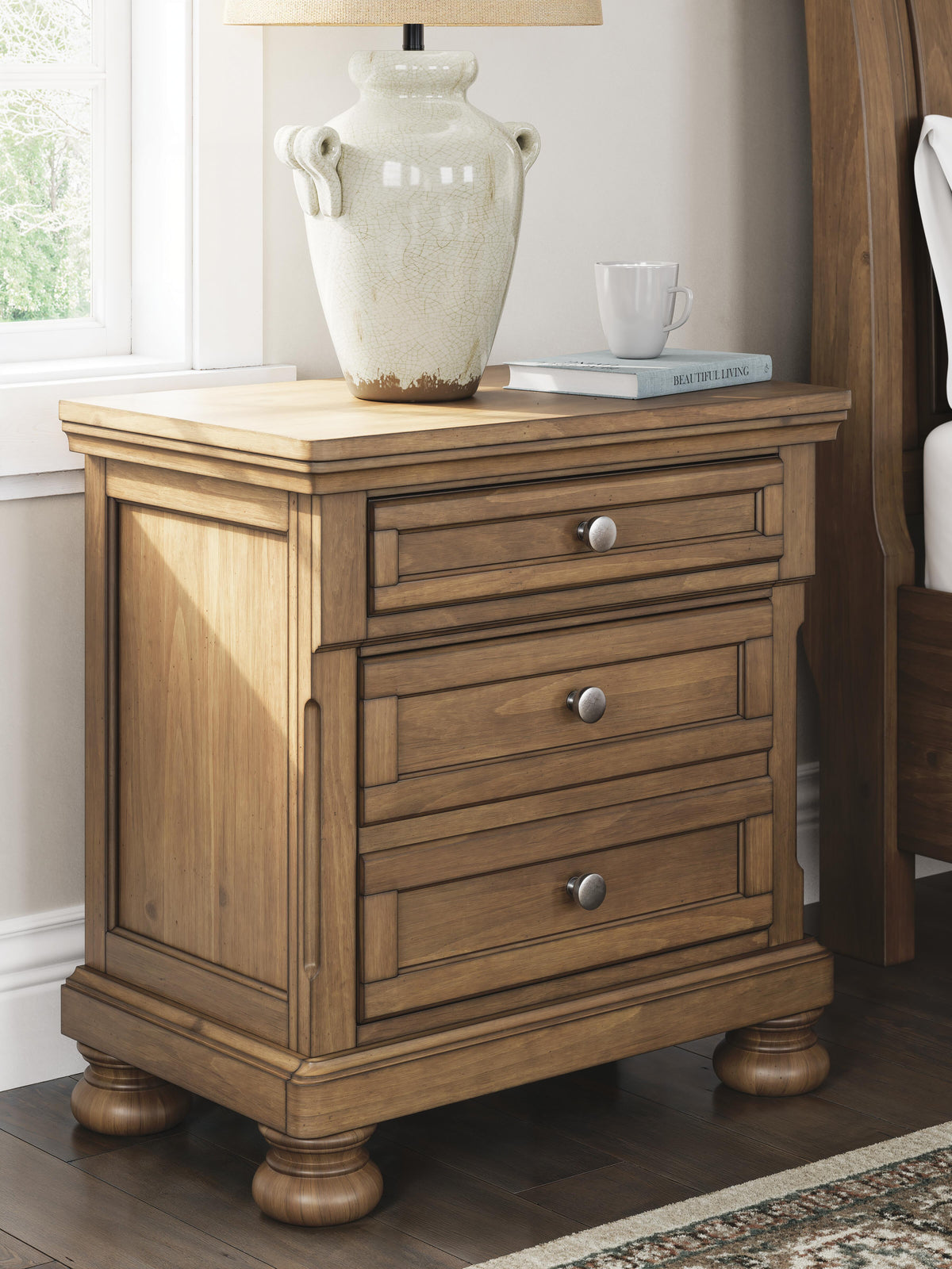 J&M Furniture - Ashley Furniture - Feddinger Nightstand - Two Drawer Night Stand - PCB779-92