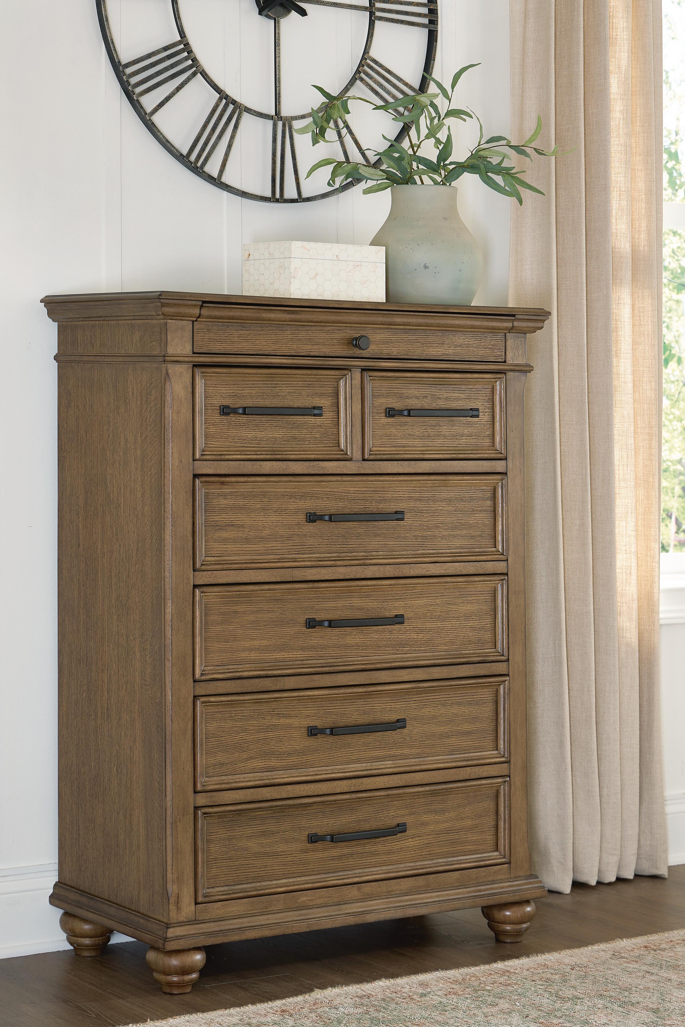 J&M Furniture - Ashley Furniture - Karallin Chest of Drawers - Seven Drawer Chest - PCB782-46