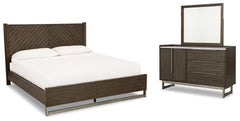 J&M Furniture - Ashley Furniture - Arkenton Queen Panel Bed, Dresser and Mirror - Queen Panel Bed, Dresser and Mirror - B786B3
