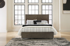 J&M Furniture - Ashley Furniture - Arkenton Queen Panel Bed - Queen Panel Bed / Grayish Brown - B786B2