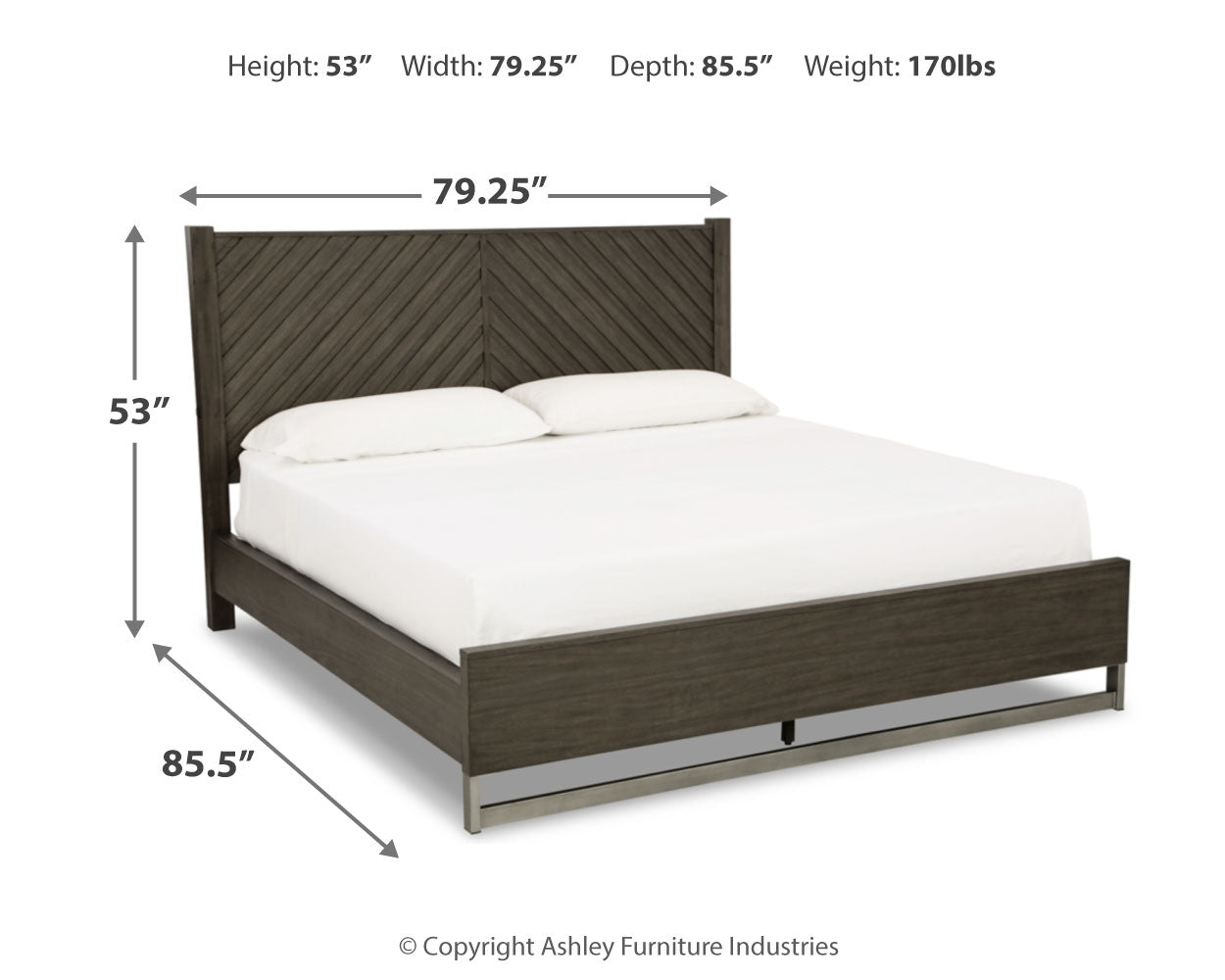 Arkenton King Panel Bed