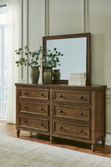J&M Furniture - Ashley Furniture - Sturlayne Dresser and Mirror - Dresser and Mirror / Brown - B787B1