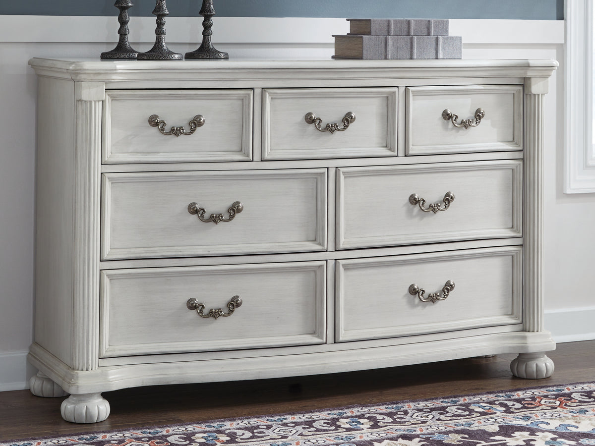 J&M Furniture - Ashley Furniture - Montelaine Dresser - Dresser / Antique White - B795-31