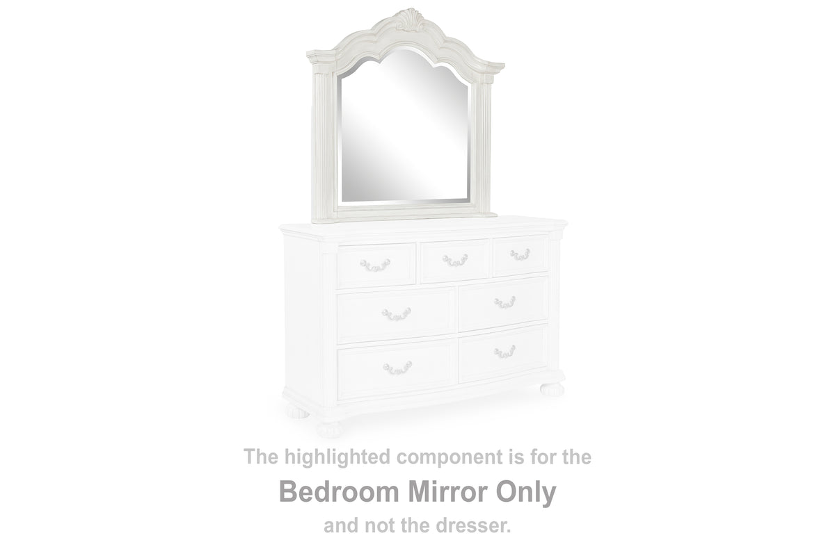 J&M Furniture - Ashley Furniture - Montelaine Bedroom Mirror - Bedroom Mirror / Antique White - B795-36