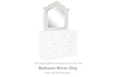 J&M Furniture - Ashley Furniture - Montelaine Bedroom Mirror - Bedroom Mirror / Antique White - B795-36