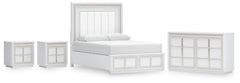J&M Furniture - Ashley Furniture - Chalanna Queen Storage Bed, Dresser and 2 Nightstands - Queen Storage Bed, Dresser and 2 Nightstands - B822B9
