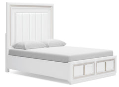 Chalanna Queen Panel Storage Bed and Nightstand