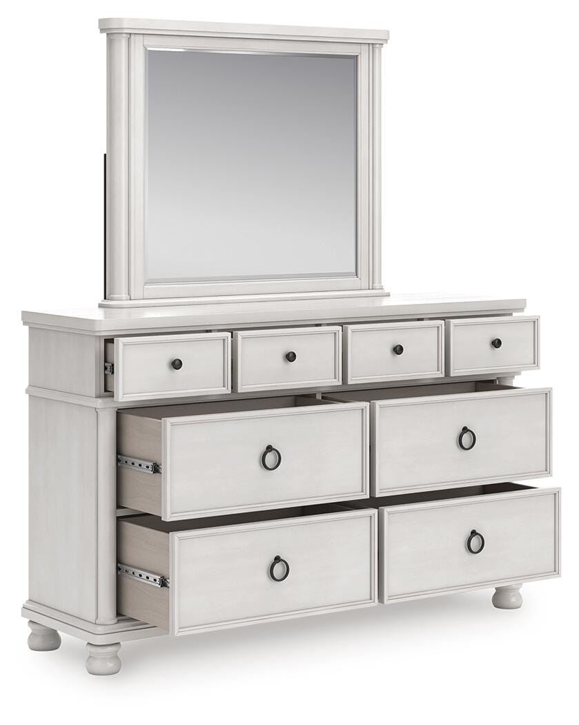 J&M Furniture - Ashley Furniture - Rowlenstown Dresser and Mirror - Dresser and Mirror - PCB823B1