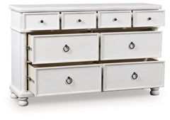 J&M Furniture - Ashley Furniture - Rowlenstown Dresser - Dresser / Antique White - PCB823-31
