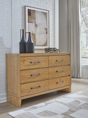 J&M Furniture - Ashley Furniture - Sherbana Dresser - Dresser / Light Brown - B833-31