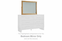 J&M Furniture - Ashley Furniture - Sherbana Bedroom Mirror - Bedroom Mirror / Light Brown - B833-36
