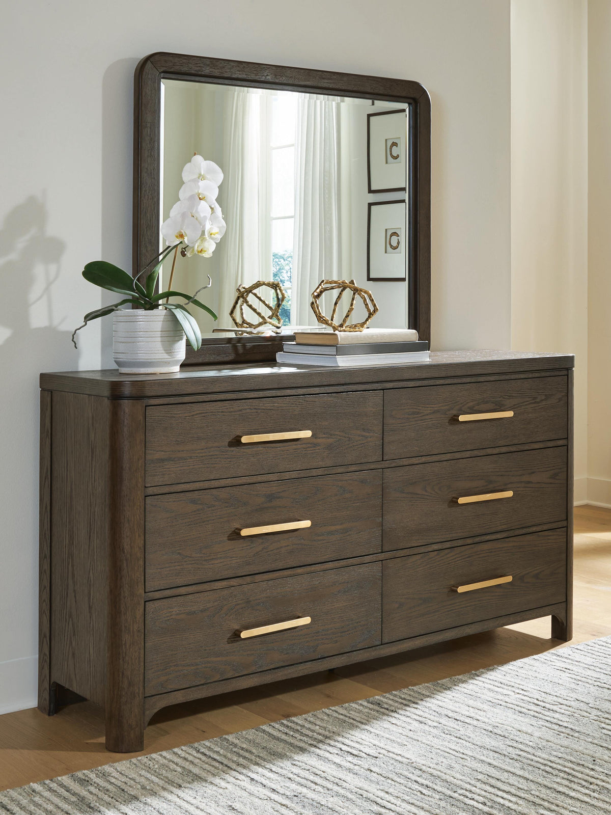 J&M Furniture - Ashley Furniture - Radkin Dresser and Mirror - Dresser and Mirror - PCB843B1