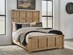 J&M Furniture - Ashley Furniture - Ridgester Queen Panel Bed - Queen Panel Bed - B858B2