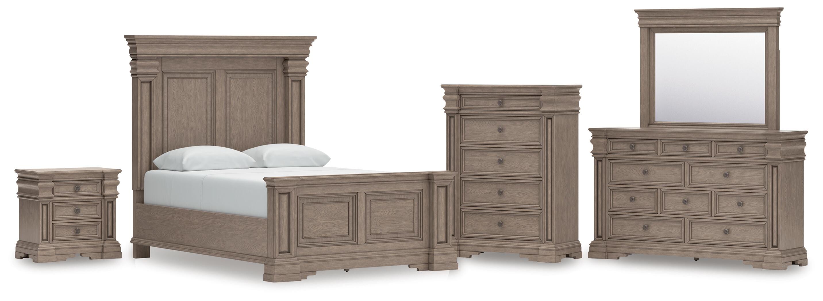 J&M Furniture - Ashley Furniture - Blairhurst Queen Panel Bed, Dresser, Mirror, Chest and Nightstand - Queen Panel Bed, Dresser, Mirror, Chest and Nightstand - B916B8