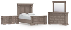 J&M Furniture - Ashley Furniture - Blairhurst Queen Panel Bed, Dresser, Mirror and 2 Nightstands - Queen Panel Bed, Dresser, Mirror and 2 Nightstands - B916B10