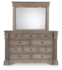 Blairhurst Queen Panel Bed, Dresser, Mirror, Chest and Nightstand