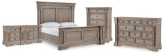 J&M Furniture - Ashley Furniture - Blairhurst King Panel Bed, Dresser, Chest and 2  Nightstands - King Panel Bed, Dresser, Chest and 2  Nightstands - B916B11