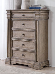 J&M Furniture - Ashley Furniture - Blairhurst Chest of Drawers - Five Drawer Chest / Light Grayish Brown - B916-46