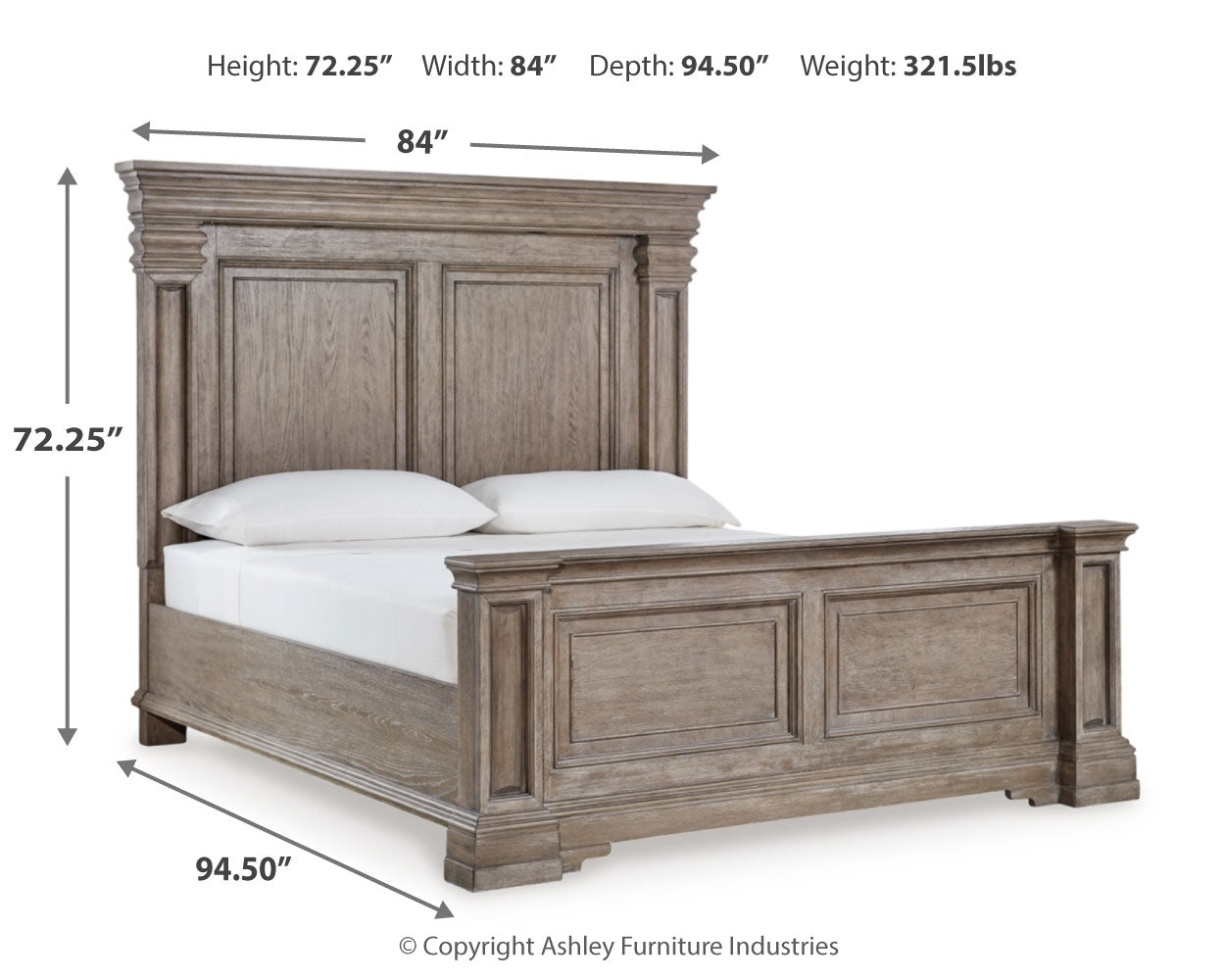 Blairhurst California King Panel Bed