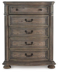 Ardenfield California King Sleigh Bed, Chest and Nightstand