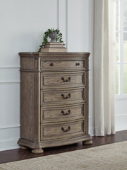 J&M Furniture - Ashley Furniture - Ardenfield Chest of Drawers - Five Drawer Chest / Light Brown - B944-46