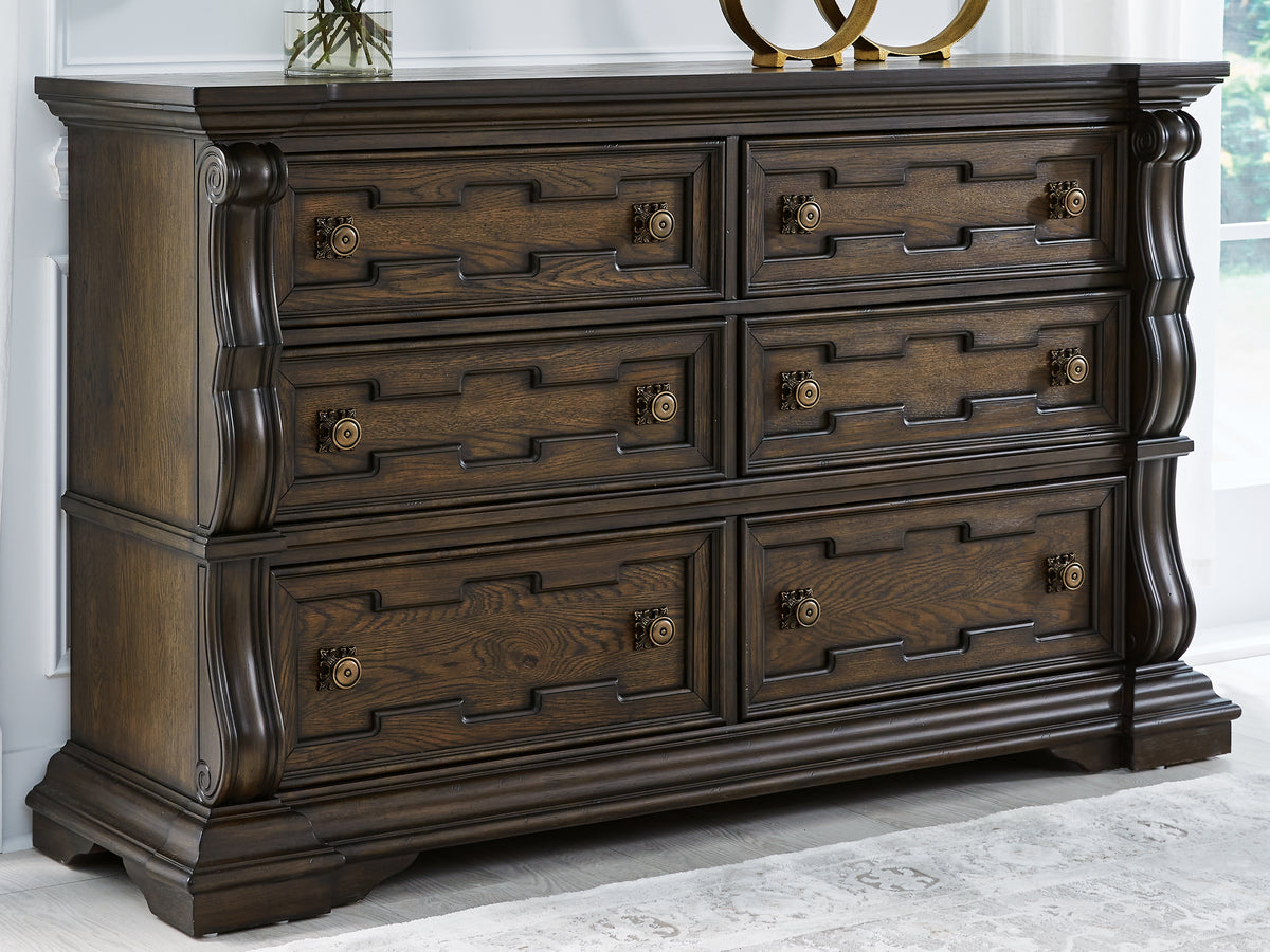 J&M Furniture - Ashley Furniture - Maylee Dresser - Dresser / Dark Brown - B947-31