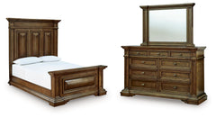 Frantanna Queen Panel Bed, Dresser and Mirror