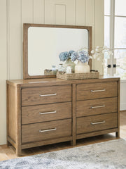 J&M Furniture - Ashley Furniture - Cabalynn Dresser and Mirror - Dresser and Mirror / Light Brown - B974B1