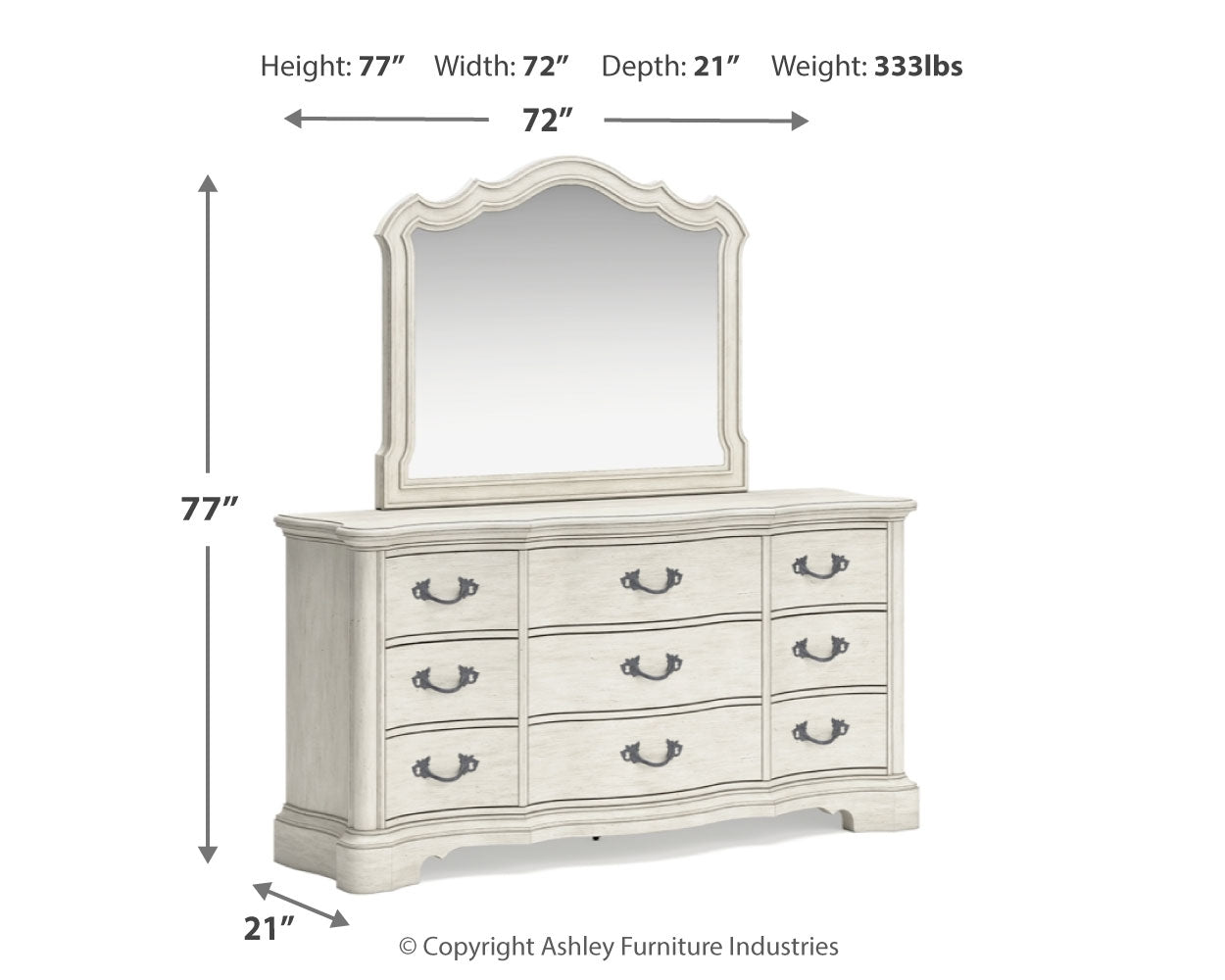 Arlendyne Dresser and Mirror