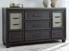 J&M Furniture - Ashley Furniture - Foyland Dresser - Dresser / Black/Brown - B989-31