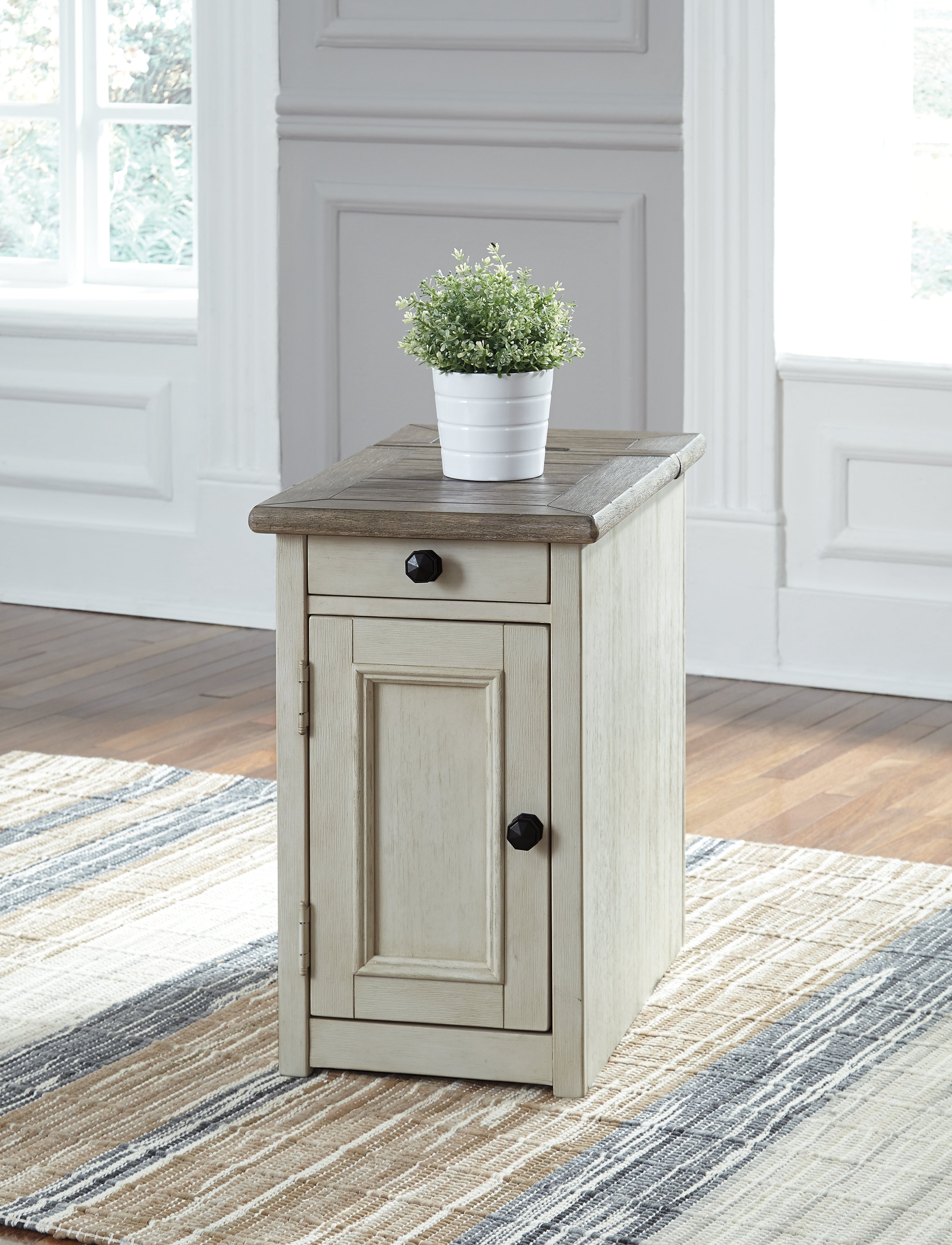 Bolanburg Chairside End Table with USB Ports & Outlets Ashley Furniture