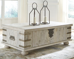 Carynhurst Coffee Table with Lift Top Ashley Furniture